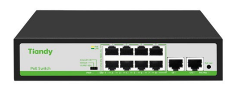 "TC-P3S010 Spec:2/E/HP 8 Port PoE Switch (New Arrival)"
