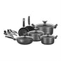Carroli Max Non-Stick Gift Pack 16 Pc with Glass Lids