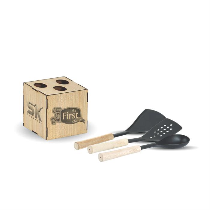 19 Pieces Non-Stick Daffodil Gift Pack Set Marble Coated