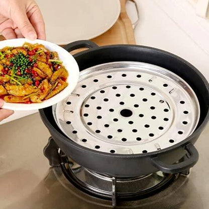 3-Piece Stainless Steel Steamer Stands & Racks