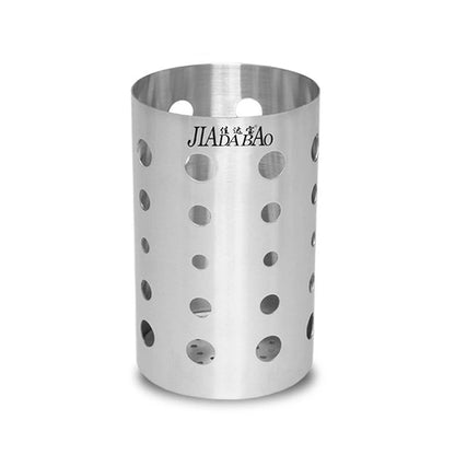 Stainless Steel Chopsticks Cage Hygienic Utensil Holder with Drainage Design
