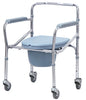 Commode Chair Folding With Wheel Model 1051