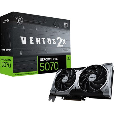 MSI GeForce RTX 5070 12G VENTUS 2X OC Video Graphics Card