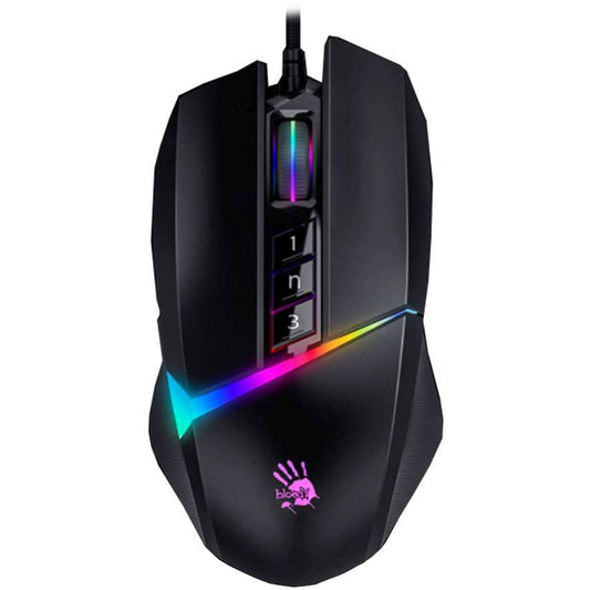A4Tech Bloody W60 Max RGB Gaming Mouse Stone Black