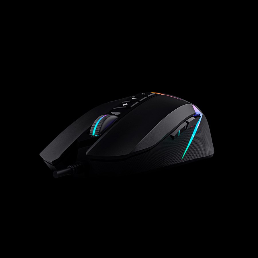 A4Tech Bloody W60 Max RGB Gaming Mouse Stone Black