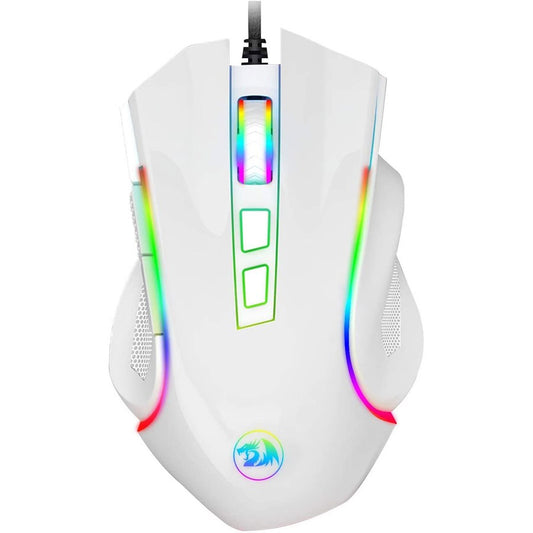 Redragon M607W Griffin 7200 DPI RGB Gaming Mouse White