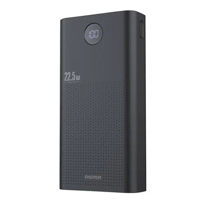 FASTER PD-30 Qualcomm QC 3.0 Power Bank 30000mAh 22.5W with LED Display