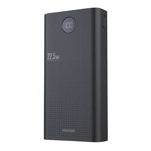 FASTER PD-30 Qualcomm QC 3.0 Power Bank 30000mAh 22.5W with LED Display