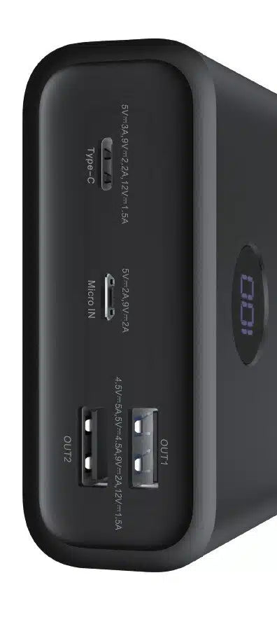 FASTER PD-30 Qualcomm QC 3.0 Power Bank 30000mAh 22.5W with LED Display
