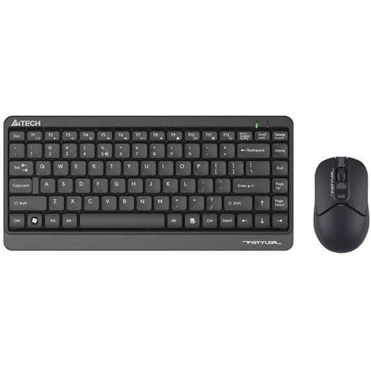 A4Tech Fstyler FG1112s 2.4G Power-Saving Compact Desktop Set Black