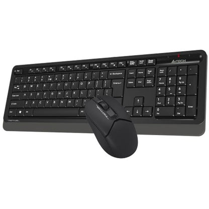 A4Tech Fstyler FG1012s 2.4G Wireless Desktop Keyboard  Mouse Black