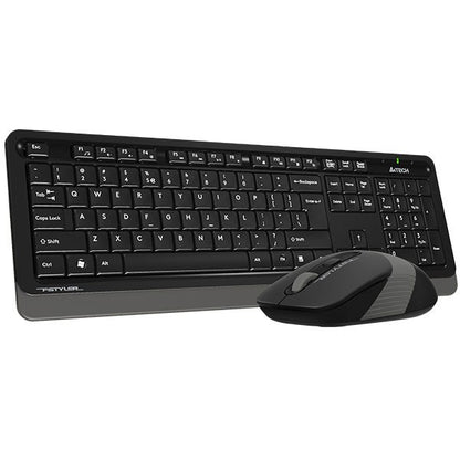 A4Tech Fstyler FG1010S 2.4G Power-Saving Wireless Desktop Set Grey