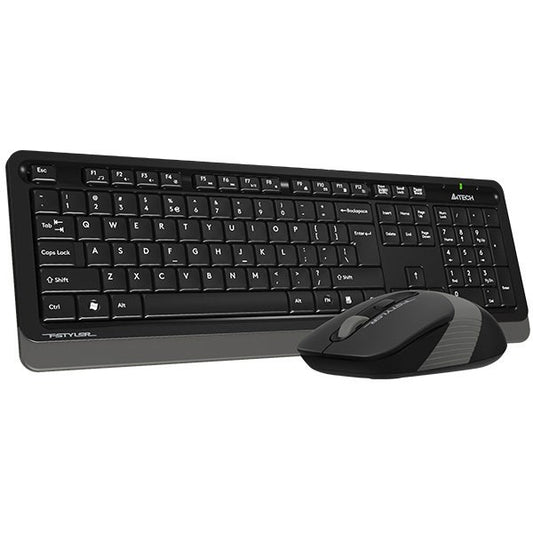 A4Tech Fstyler FG1010S 2.4G Power-Saving Wireless Desktop Set Grey