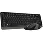A4Tech Fstyler FG1010S 2.4G Power-Saving Wireless Desktop Set Grey