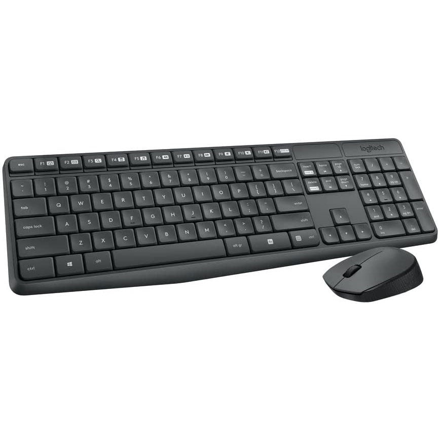 Logitech MK235 Wireless Keyboard and Mouse Combo Black