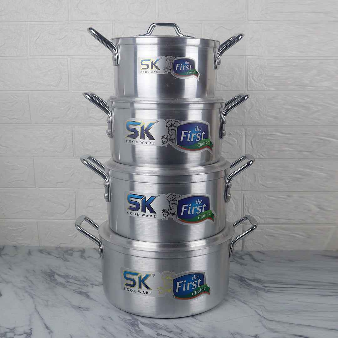 10 Pieces Aluminum Candy Casserole Set 20 to 28 cm
