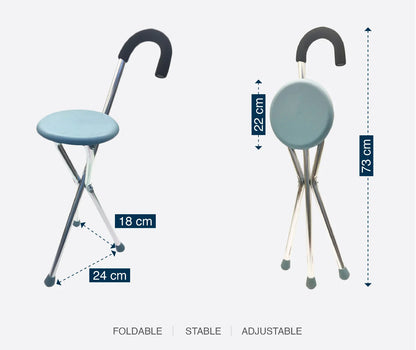 Stick With Seat Round  Apple Shape