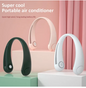 Purilite Select Hanging Neck Fan | Wearable Neckband Fan | USB Rechargeable Portable Cooling Fan | Hands-Free Bladeless Personal Fan