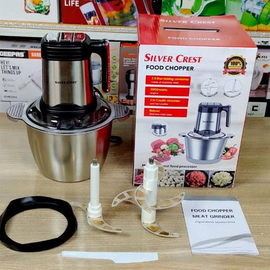 New Model Silver Crest Chopper Multi-Function Electric Food Chopper