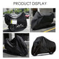 Purilite Select Full Size Waterproof Motorcycle Cover for 70cc & 125cc Bikes | Scratch Resistant Dust Protection Parking Cover