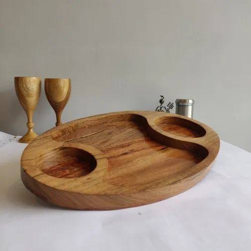 Ovel Shape " Wooden Platter "