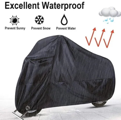 Purilite Select Full Size Waterproof Motorcycle Cover for 70cc & 125cc Bikes | Scratch Resistant Dust Protection Parking Cover