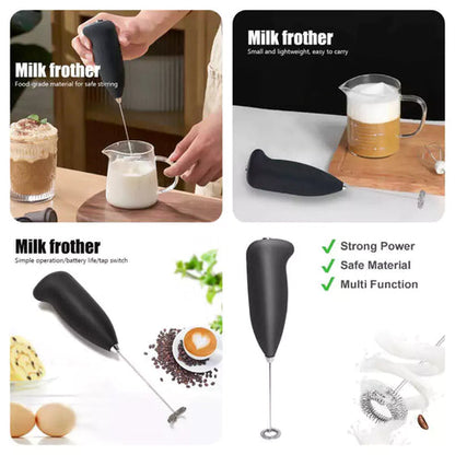 Coffee Maker & Egg Beater Handheld Milk Frother