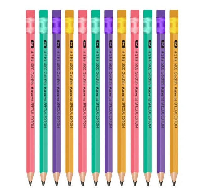 Goldfish Autocrat Special Edition 12 Pcs HB Pencils Blister Pack (Triangular)