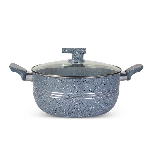 10 Pieces Non-Stick Marble Coated Innovant Casserole (Daigchi Baigona) Set