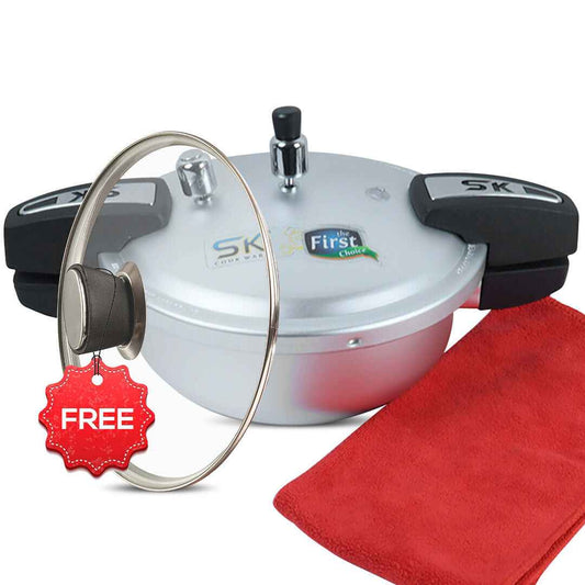 2-in-1 Pressure Cooker  Karahi, Wok Versatile, Durable  Blast-Proof Cookware