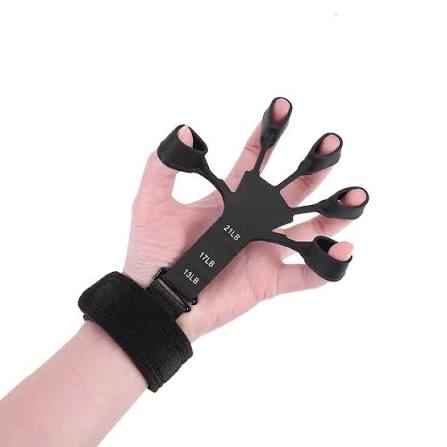 Adjustable Silicone Finger Strengthener & Hand Grip Exerciser