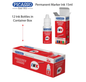 Picasso Permanent Marker INK 15ml Bottle – 12 Bottles in Container Box (Available in Black, Blue, Green & Red Ink Shades)