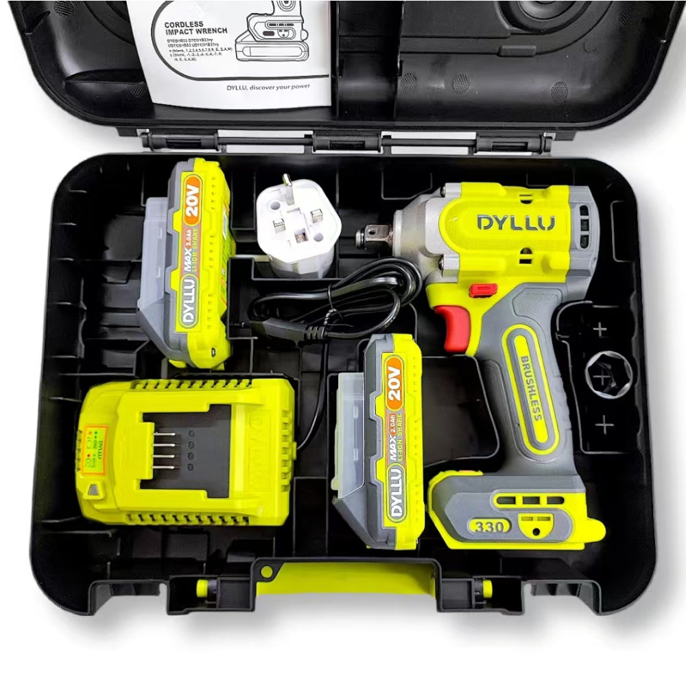 DYLLU Cordless Impact Wrench 330Nm