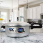 Ocean Aluminum Pressure Cooker (9 Liter) Dual Functionality with Safety and Durability