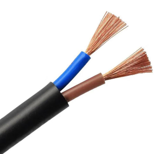 300/500V CU/PVC/PVC 3182Y 02 Core Flexible Cable (Coil of 90 Mtrs - 4.0mm)