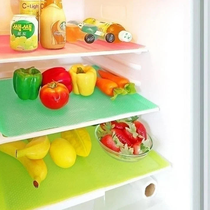 4-Piece Waterproof Anti-Slip Plastic Mats