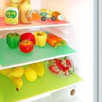4-Piece Waterproof Anti-Slip Plastic Mats