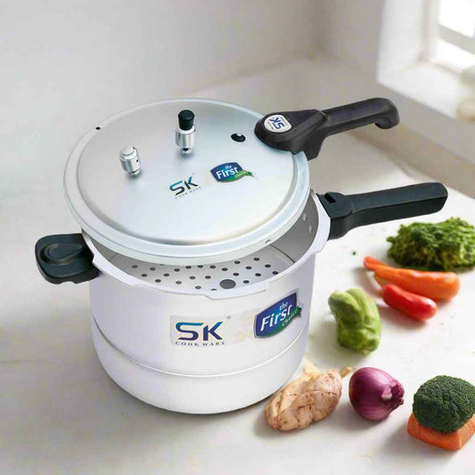 SK 2-in-1 Pre-Steamer Pressure Cooker Pearl Series