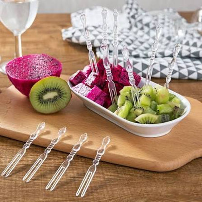 Disposable Plastic Fruit Fork