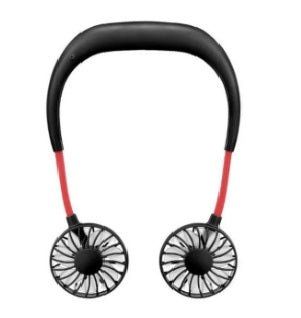 Purilite Select Portable Neck Fan with RGB Lights | Wearable Hands-Free Mini Cooling Fan | USB Rechargeable Neckband Air Cooler
