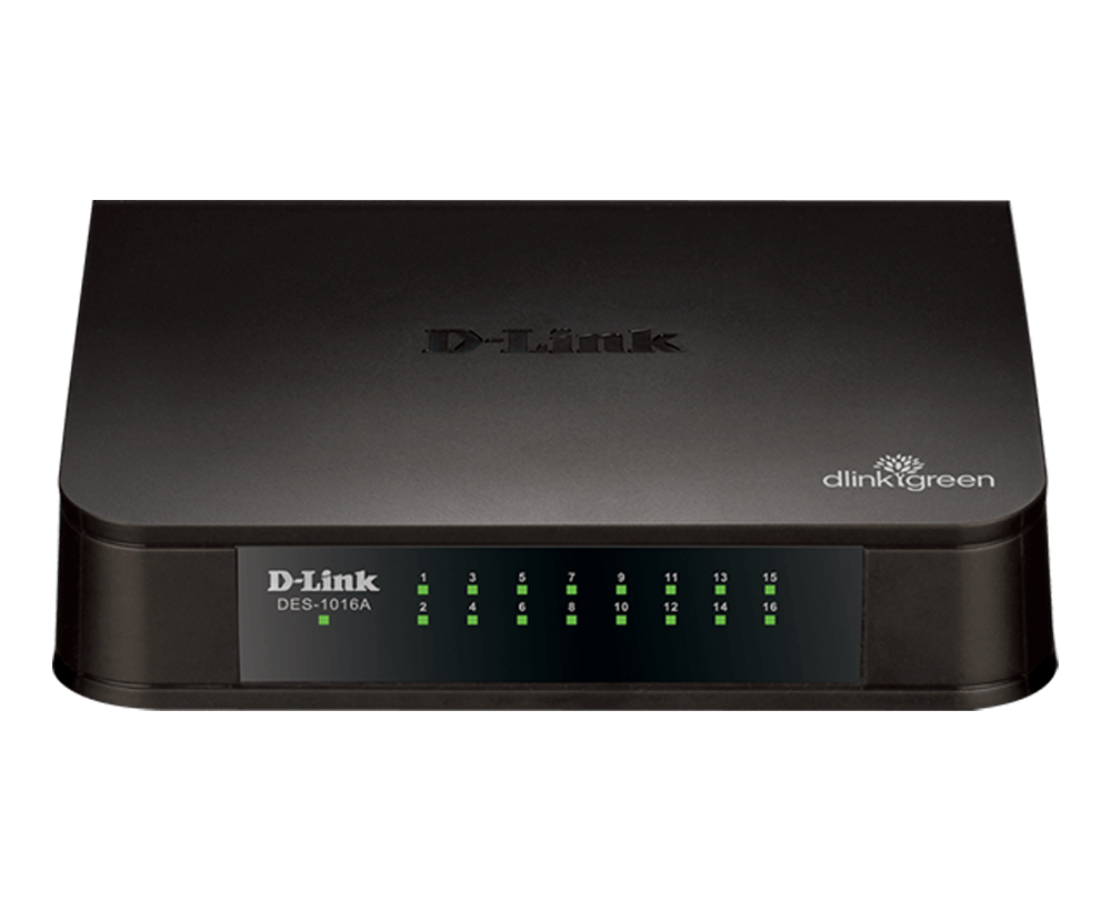 D-Link DES-1016A 16-Port 10/100 Desktop Switch