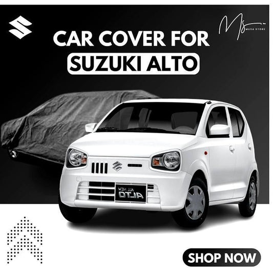 Purilite Select Premium Grey Car Cover for Suzuki Alto – Durable, Weather Resistant, Anti-Scratch