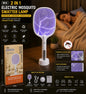Purilite Select M4 2-in-1 Electric Mosquito Swatter Lamp – Rechargeable UV Killer & Swatter