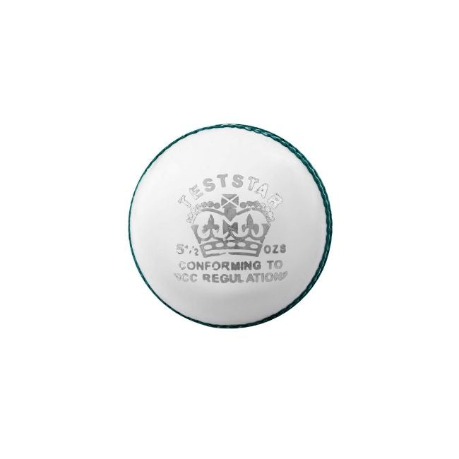 CA Test Star White Cricket Ball (Pack of 6)