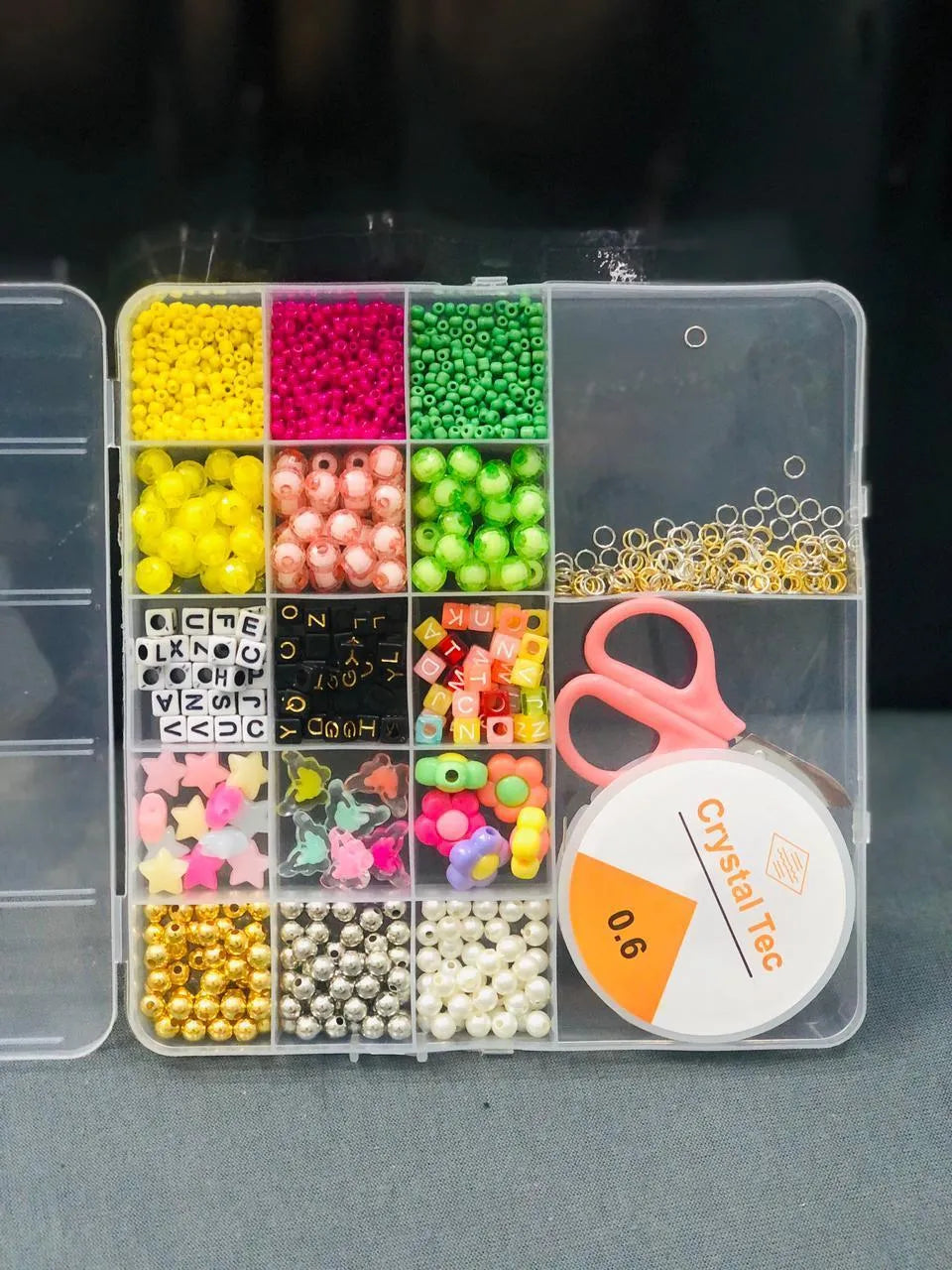 Purilite Select Crystal Beads Set Multicolor 6 Inch DIY Jewellery Accessories