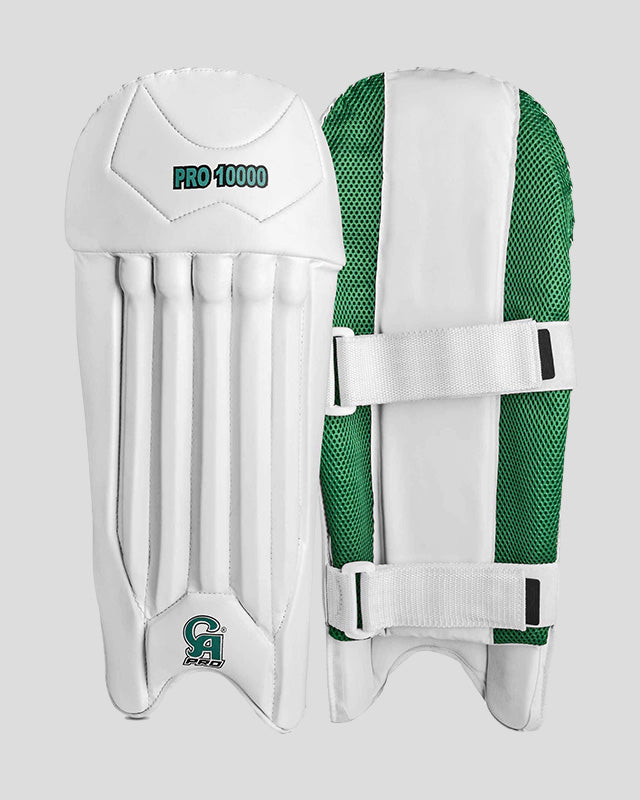 CA Pro 10000 Wicket Keeping Pads Lightweight Protection for Elite Reflexes