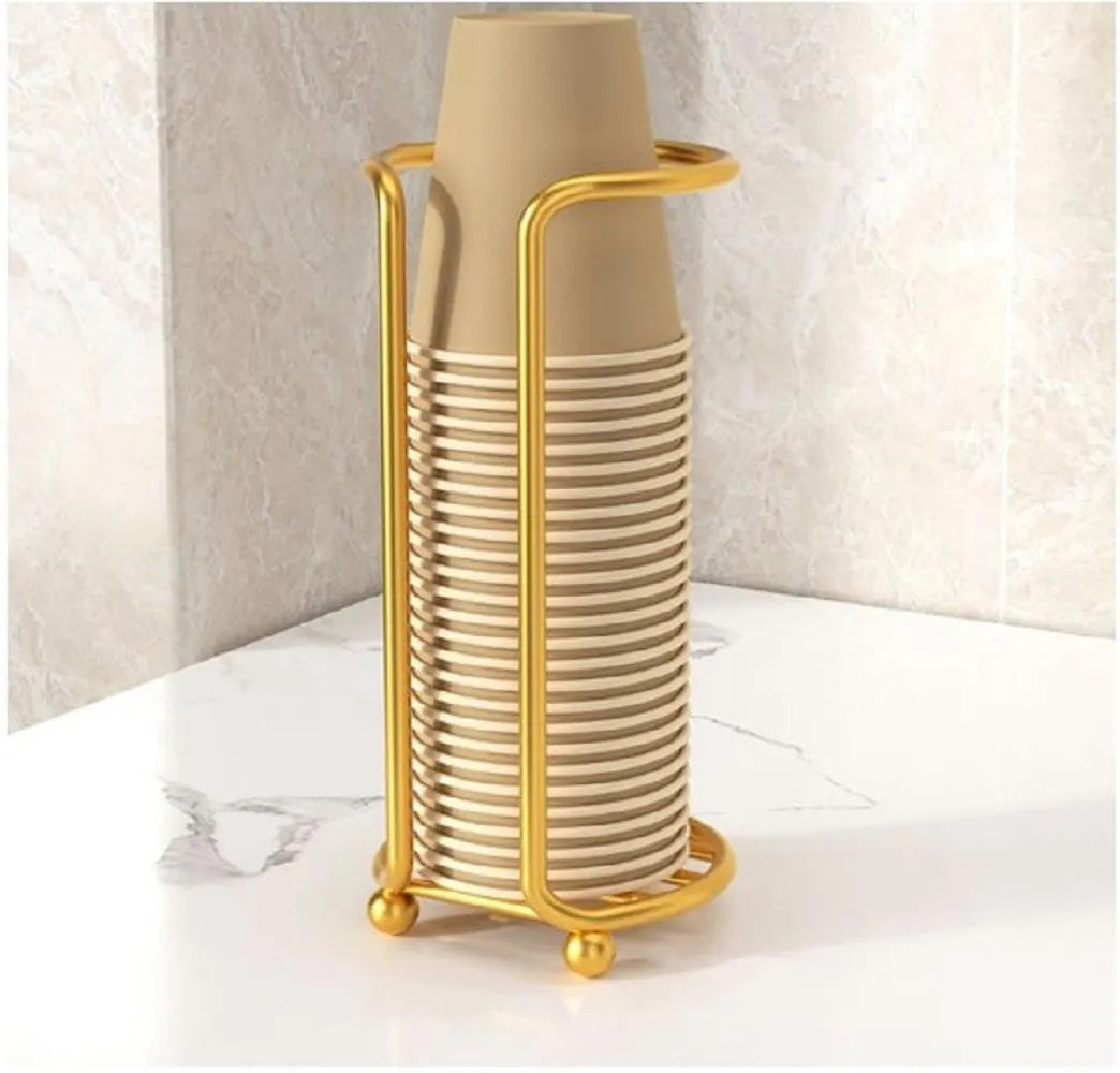 Purilite Select Golden Paper Cup Dispenser for Home & Office
