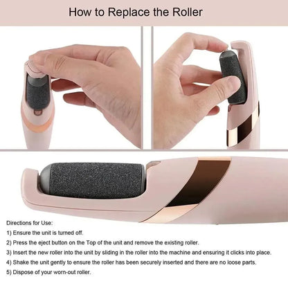 Purilite Select Easy Cleaning Electric Foot Exfoliating Scrubber