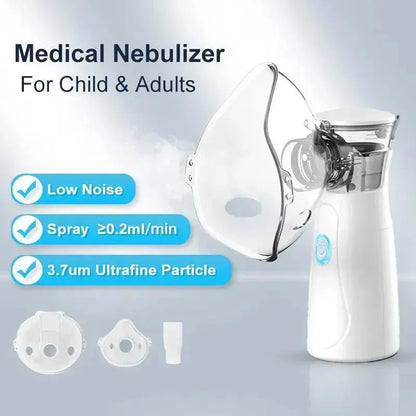 Purilite Select Portable Nebulizer White ABS Plastic