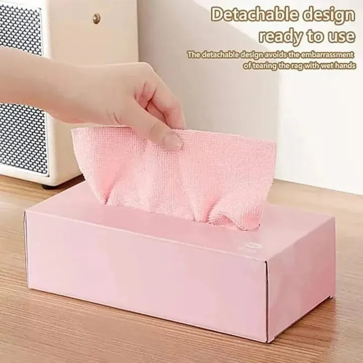 Tissue Box Set 20 Pcs Multi Color – Microfiber Cleaning Cloth Set